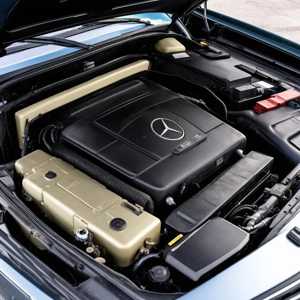 Mercedes 190E Engine Bay