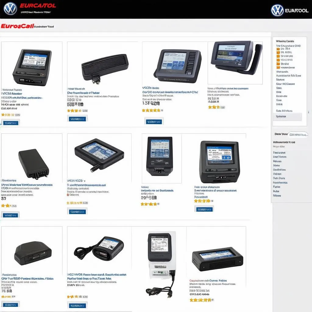 VW VCDS reader in an online shop