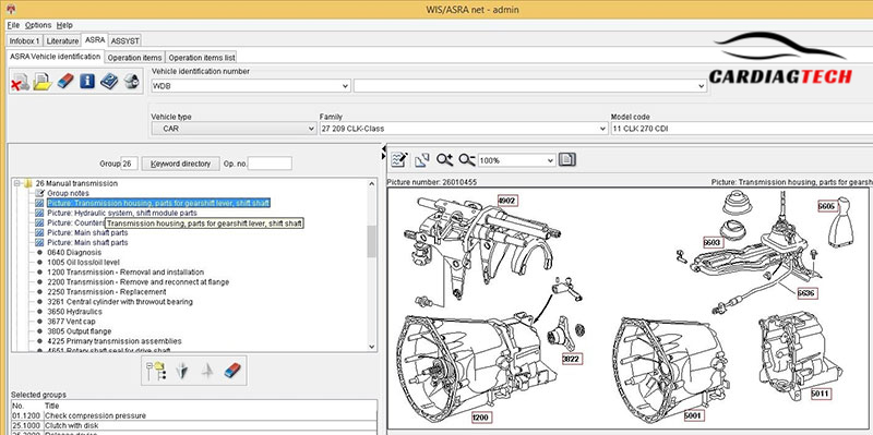 WIS/ARSA Diagnostic Software 