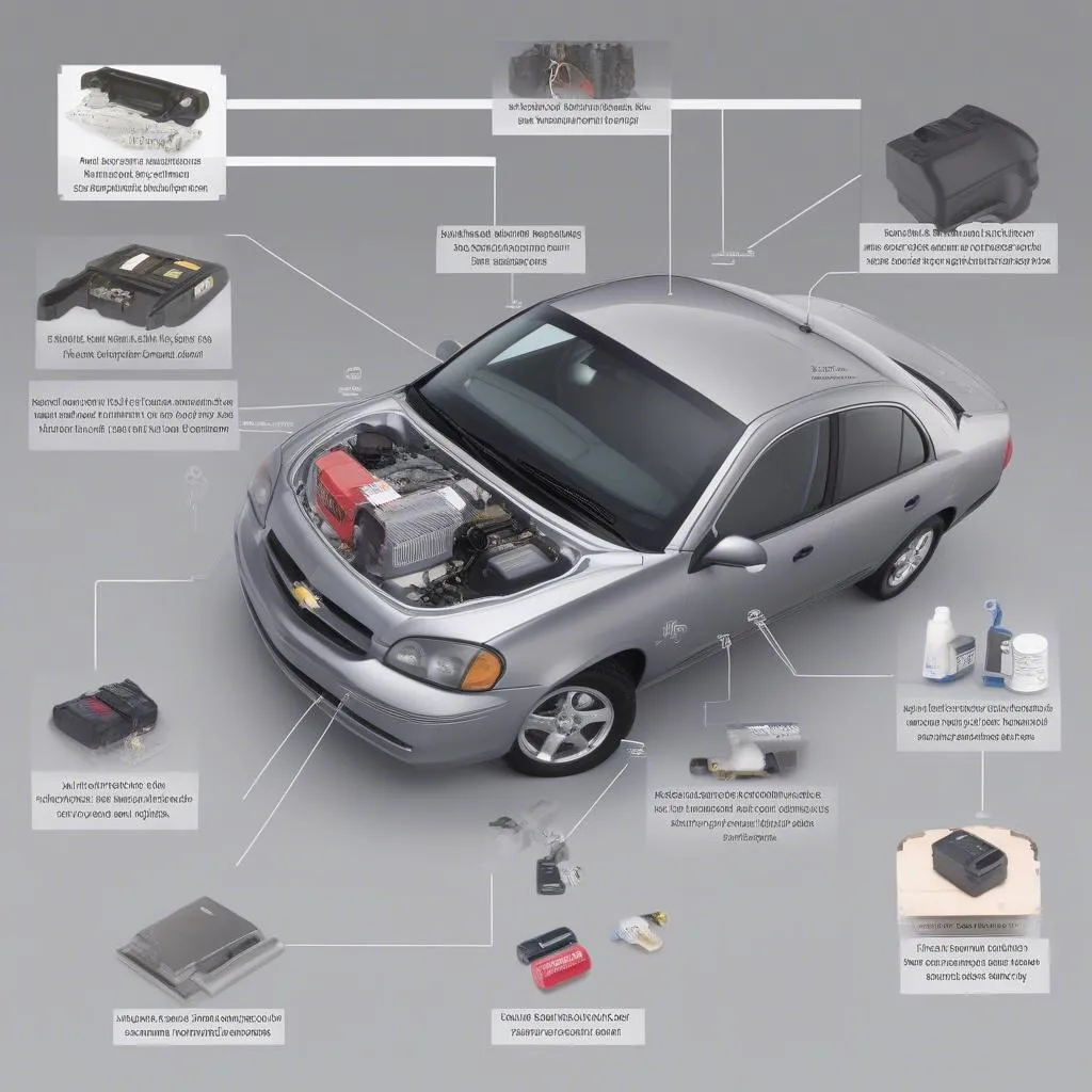 2002 Chevy Malibu Engine Bay