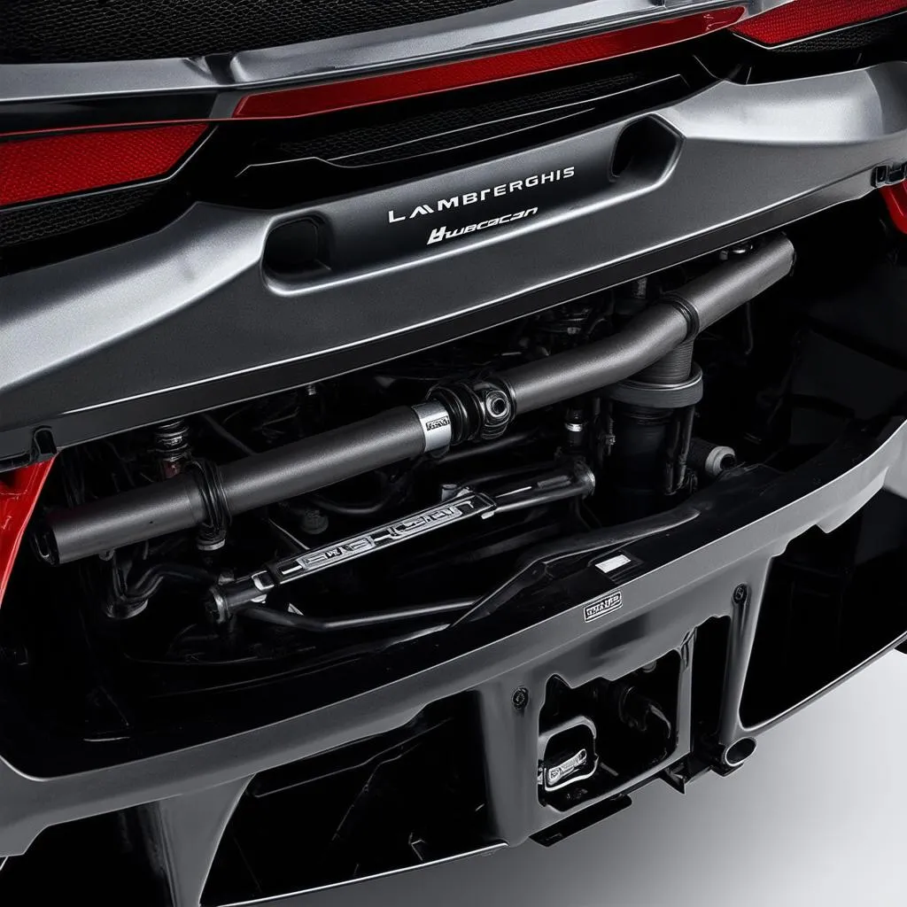 Lamborghini Huracan rear suspension components