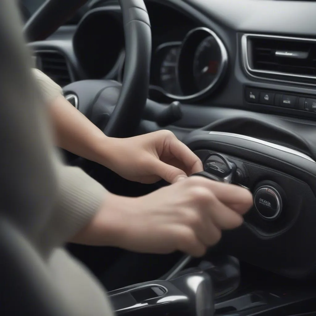 Activating the anti-theft system on a Mazda 6