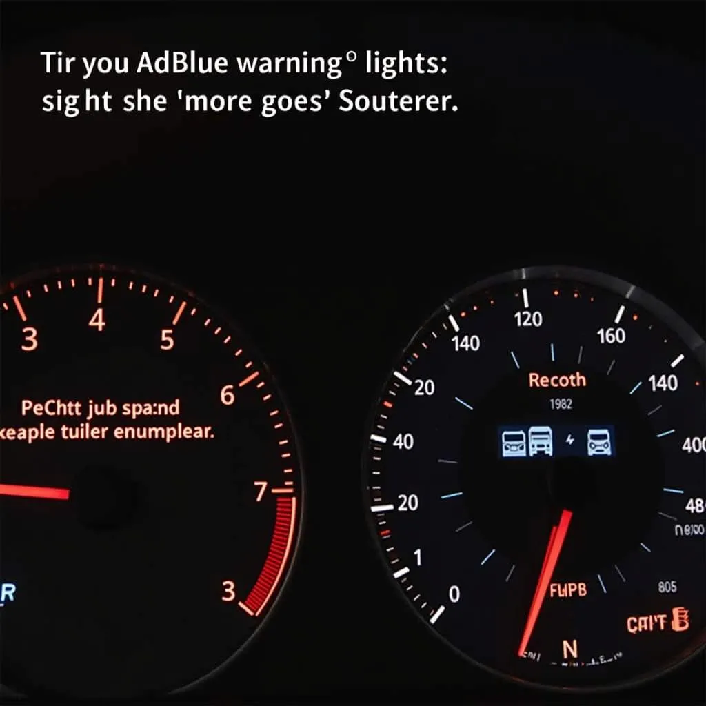 AdBlue Warning Lights on Dashboard