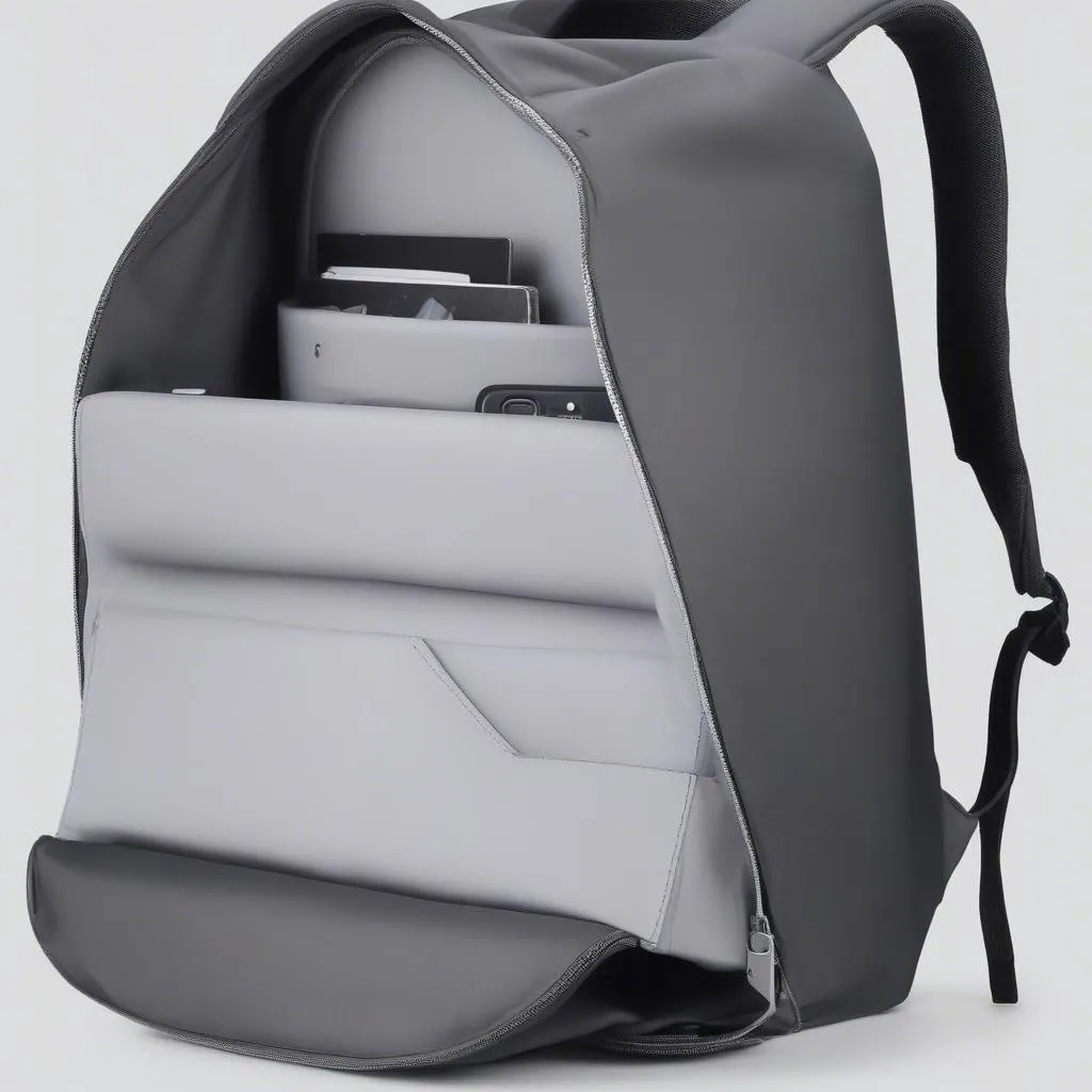 Anti-theft backpack features like hidden zippers and cut-resistant materials.