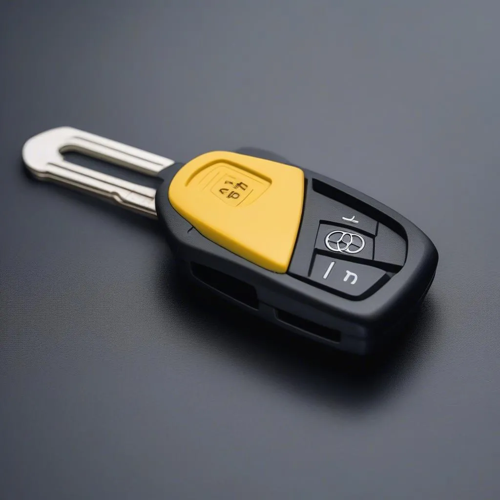 Audi car key with immobilizer chip