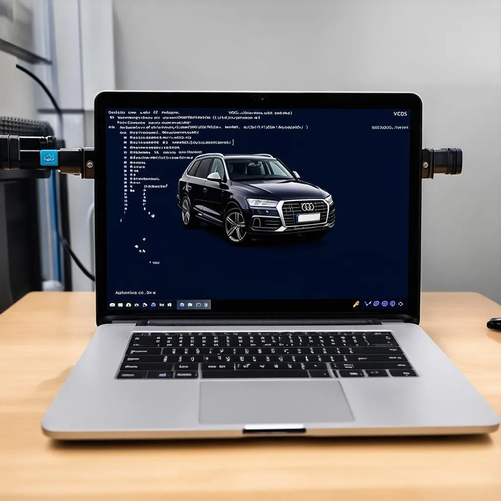 Audi Q5 Connected to Laptop