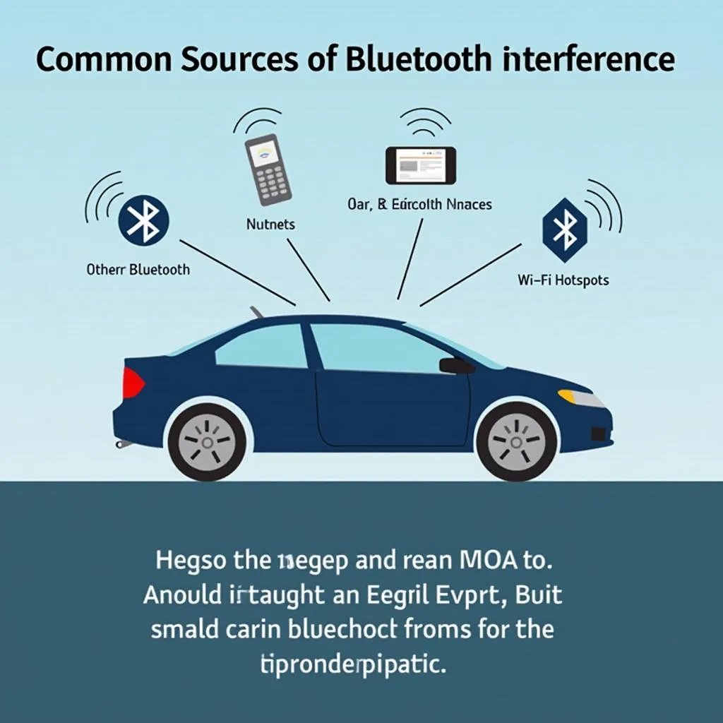 Bluetooth interference in car