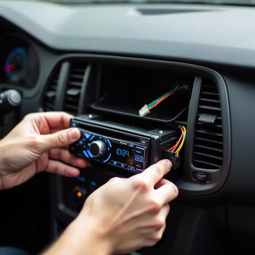 Installing a Bluetooth car radio