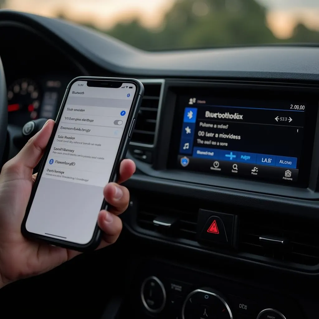 Pairing a Bluetooth Car Radio with a Smartphone