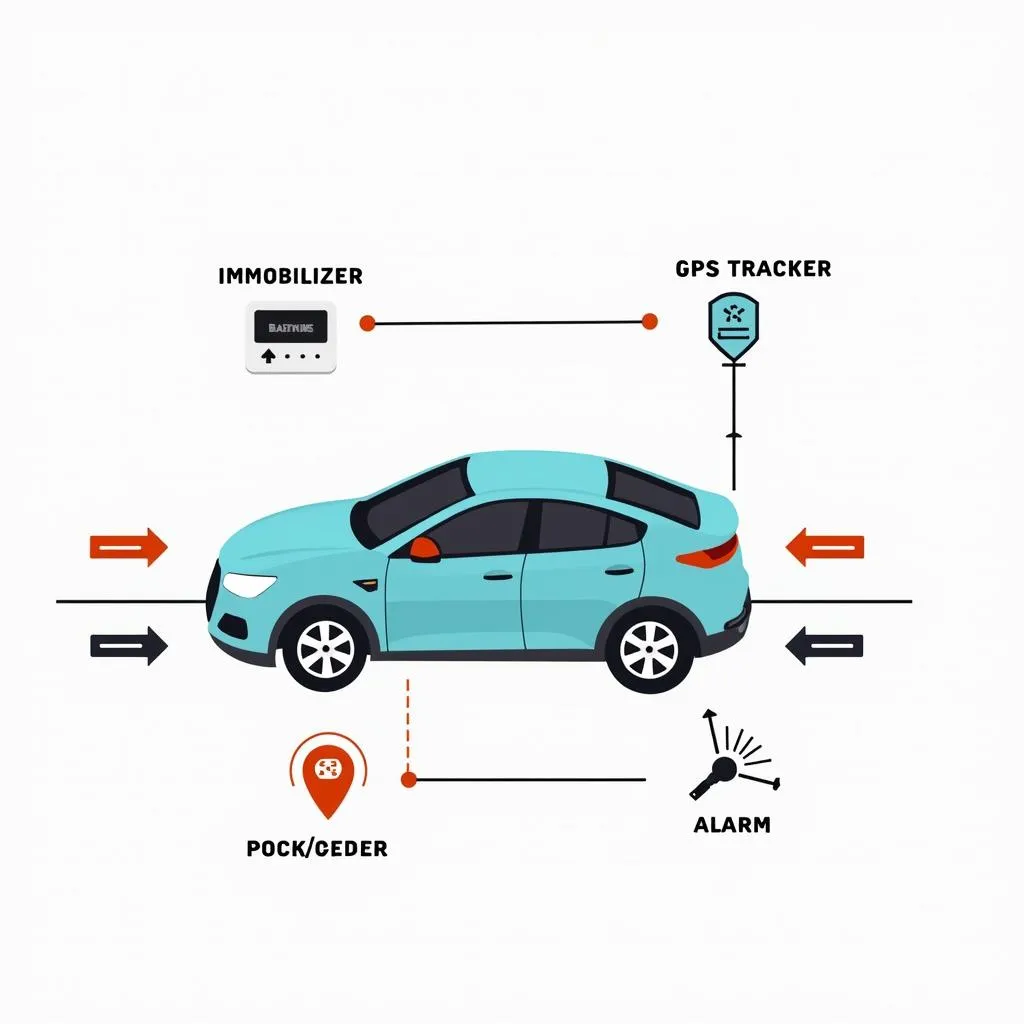 Car Anti-theft System Diagram