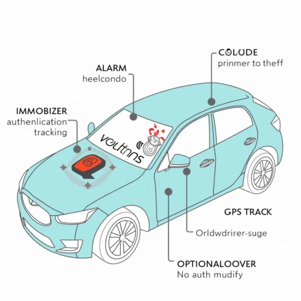 Car Anti-theft System Diagram