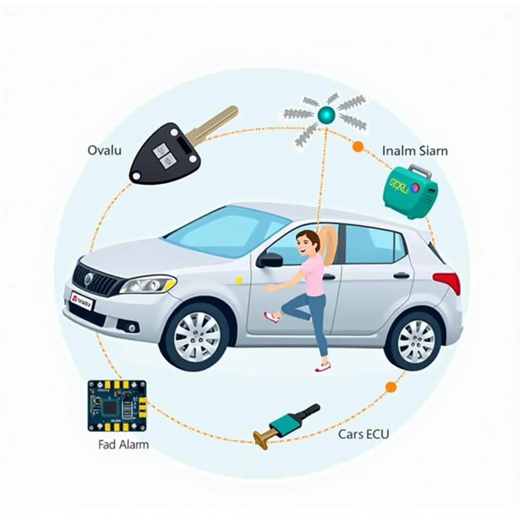 Car Anti-theft System Components