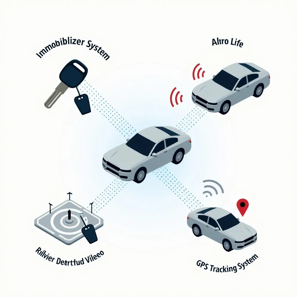 Car Anti-theft System Components