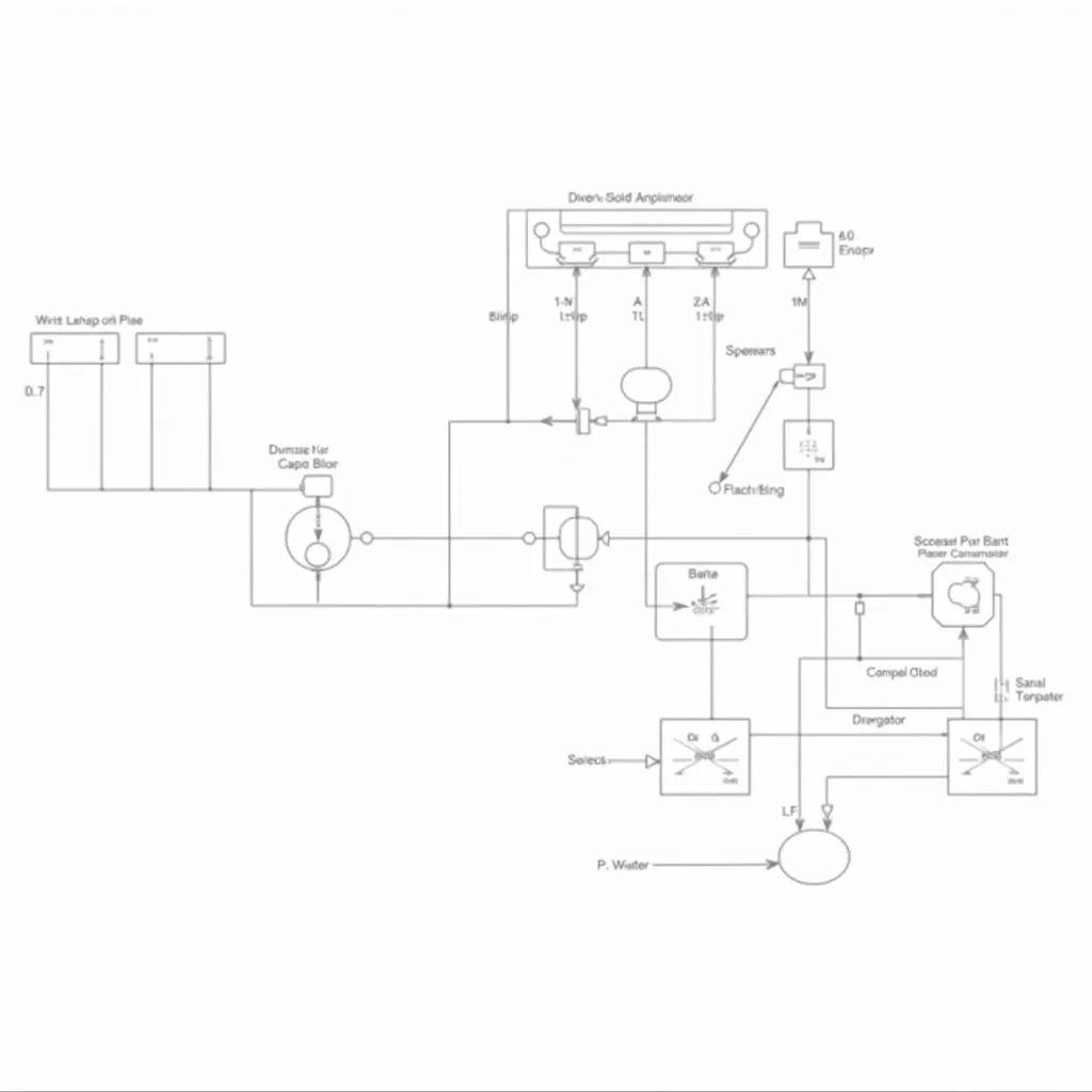 Car audio system wiring diagram