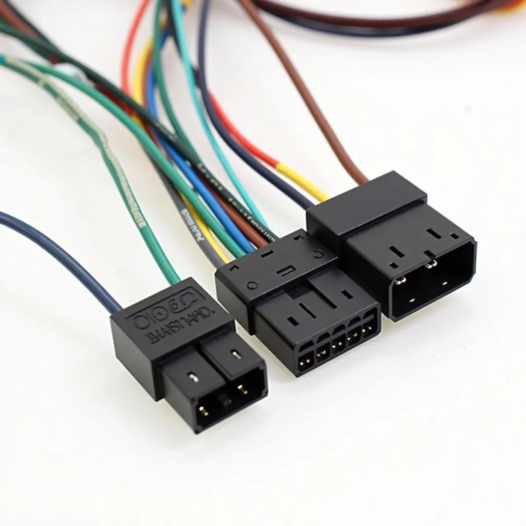 Car audio wiring harness