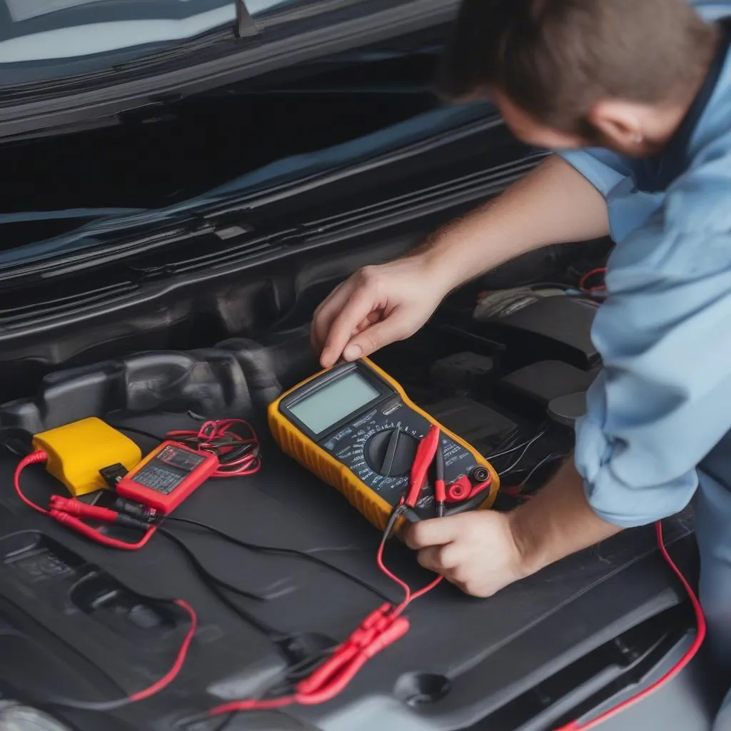 car battery check