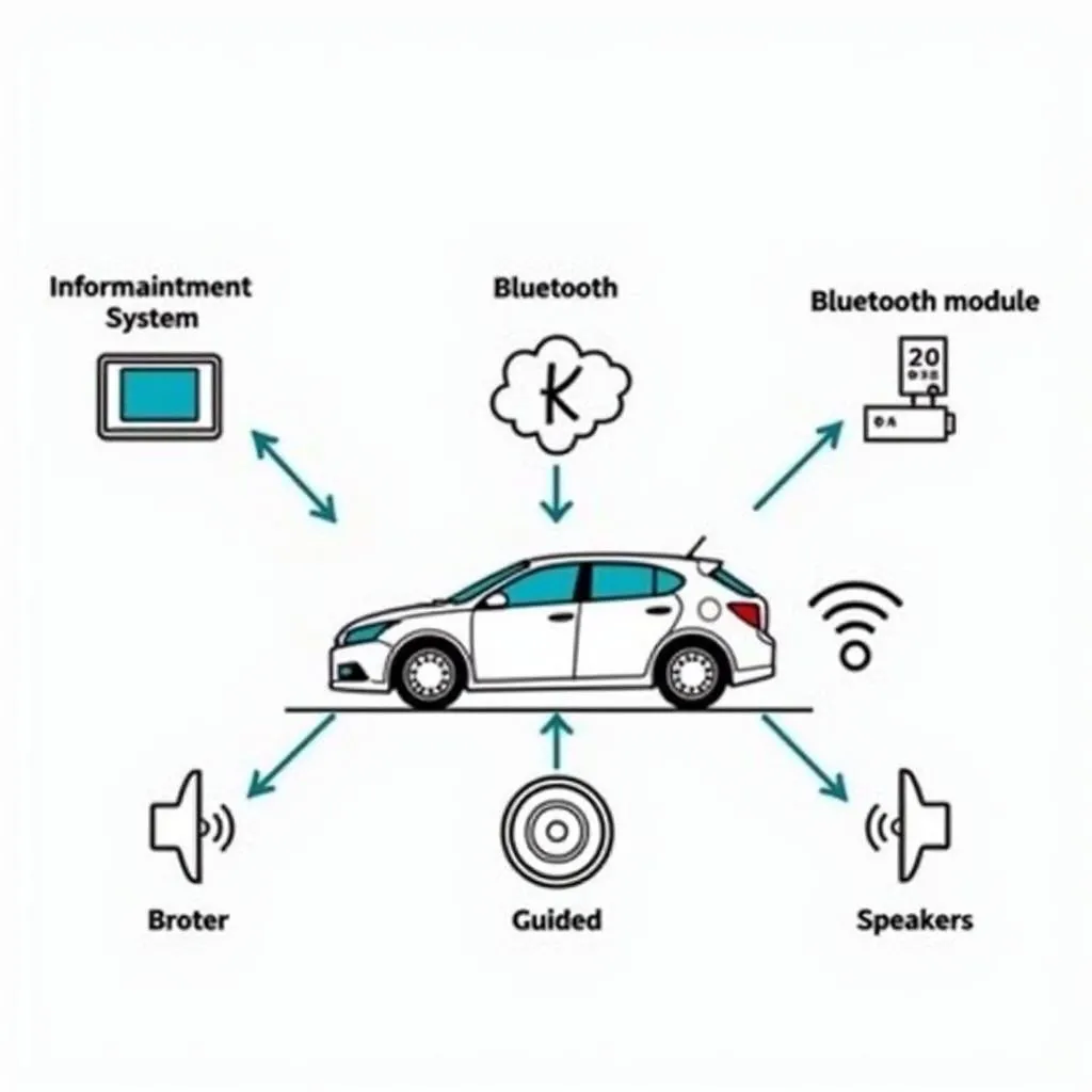 Car Bluetooth System Diagram