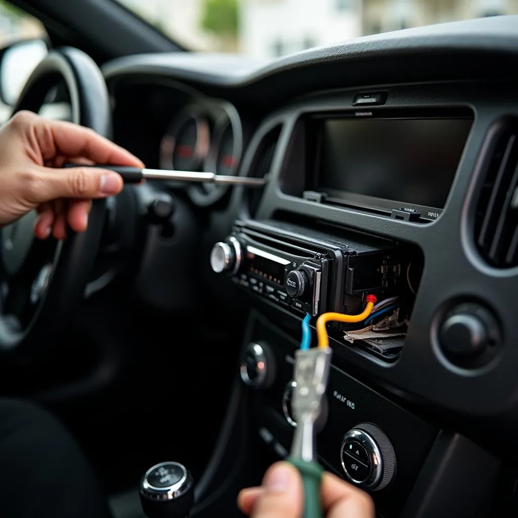 Car Dashboard Dismantling