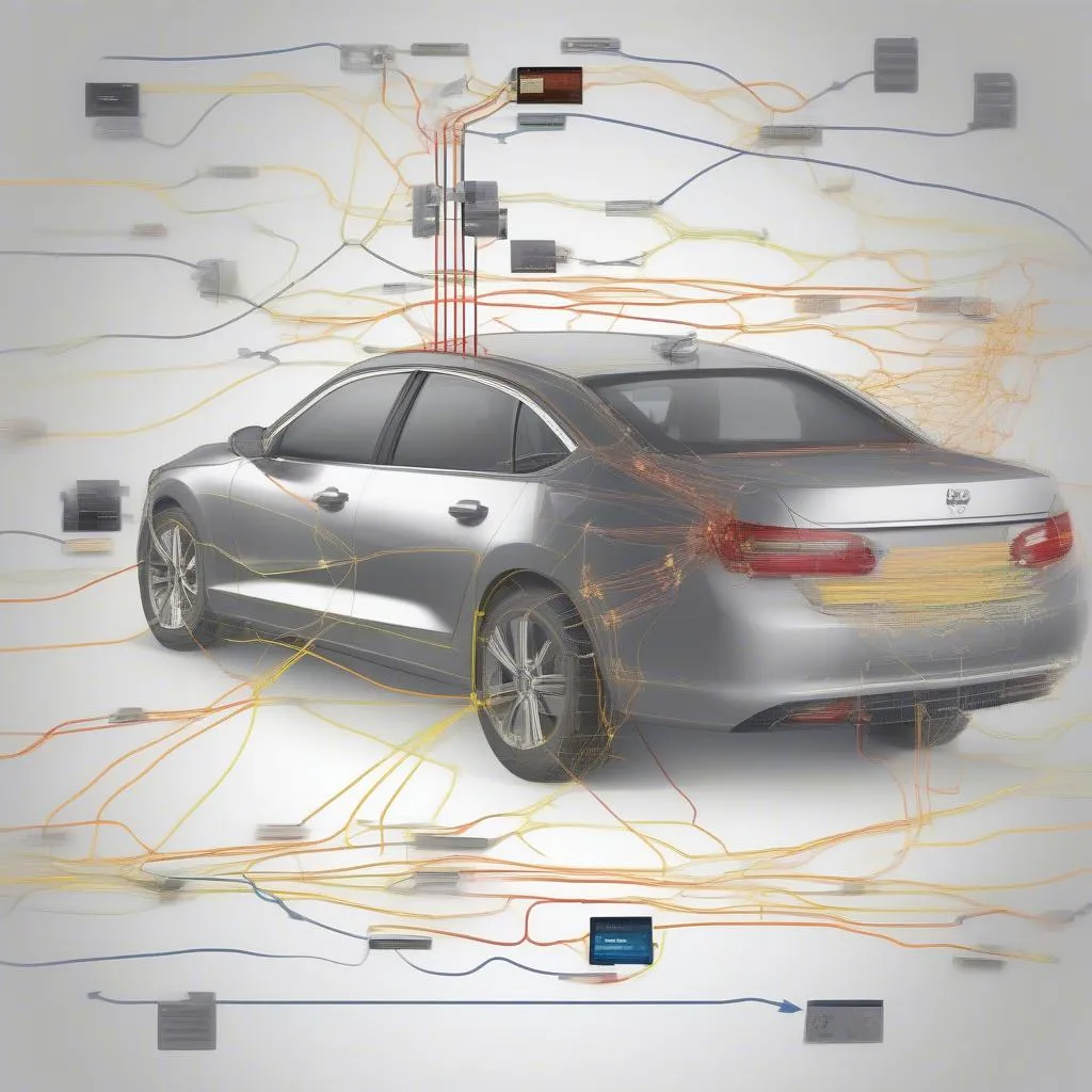 Car ECU Network Diagram