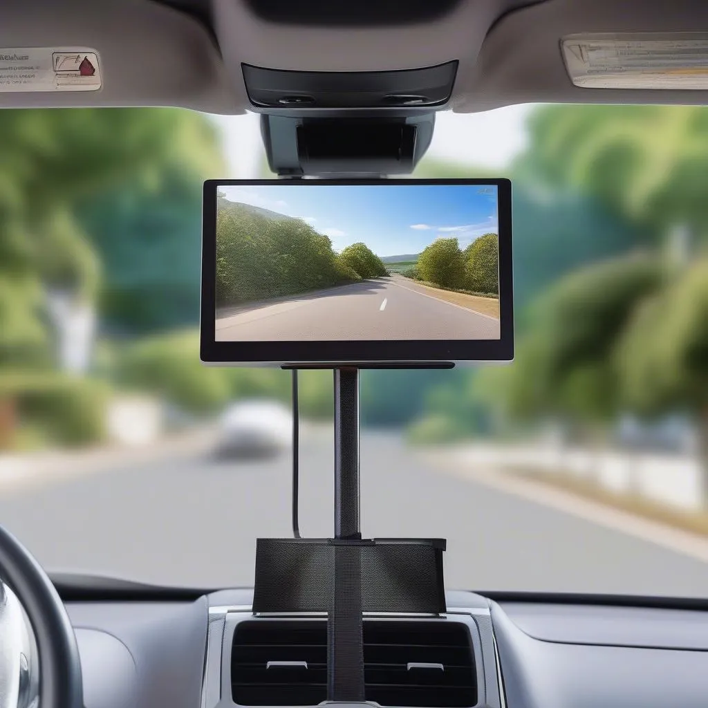  Secure Your Car Monitor with a Lockable Mount 