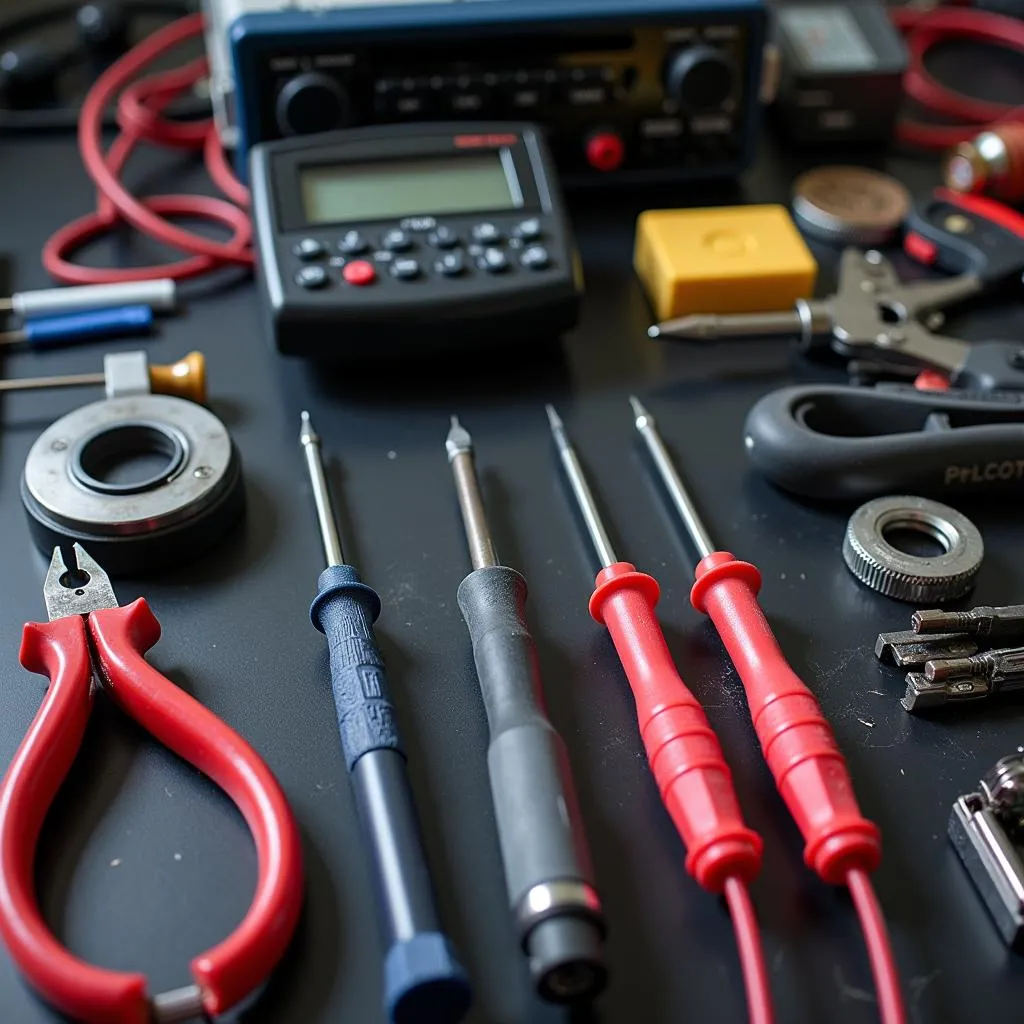 Tools for car radio repair