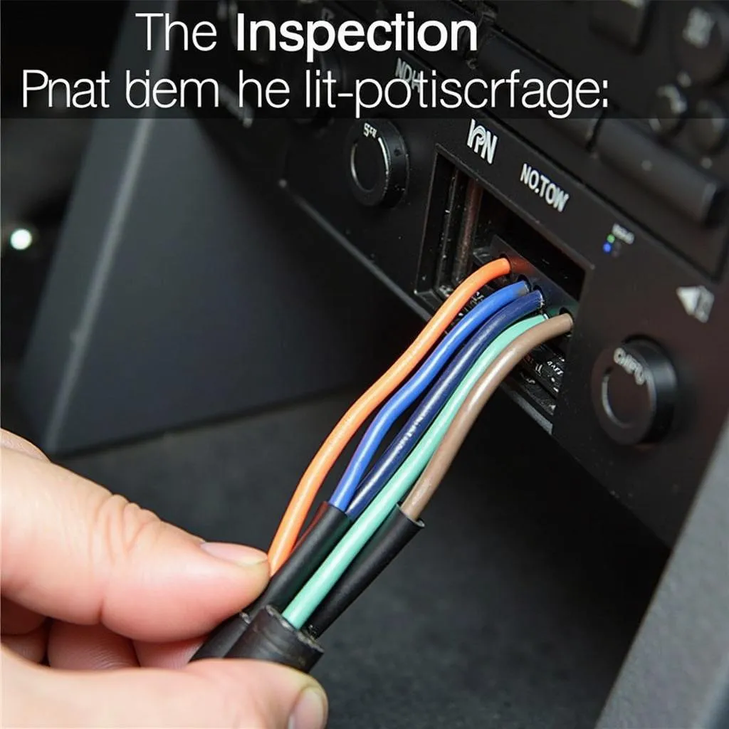 Inspecting Car Radio Wiring Harness Adapter