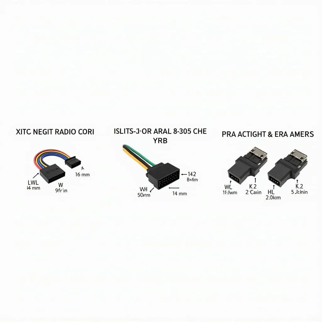 Different Types of Car Radio Wiring Harness Adapters