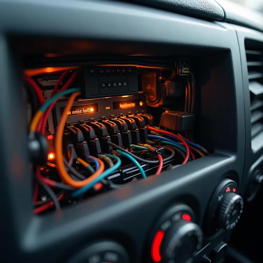 Car stereo wiring diagram