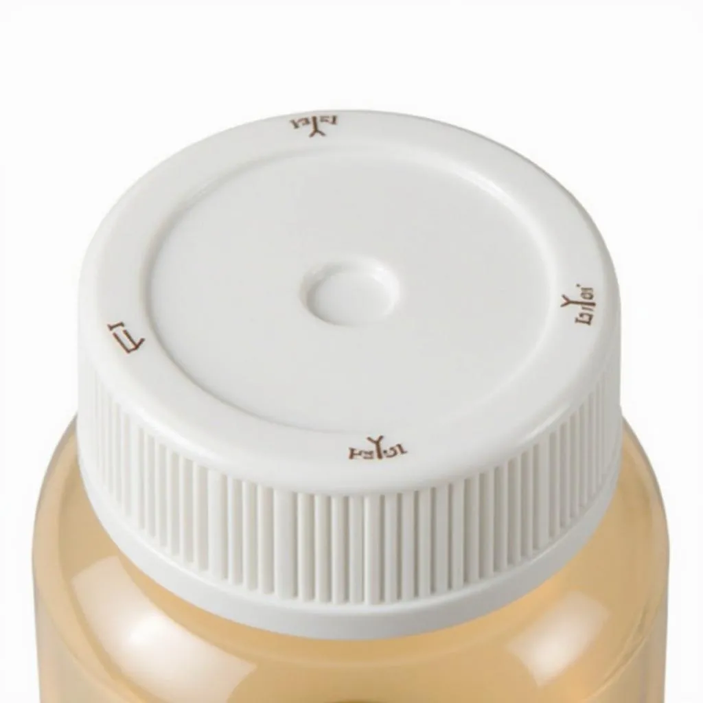 Childproof Pill Bottle Lid