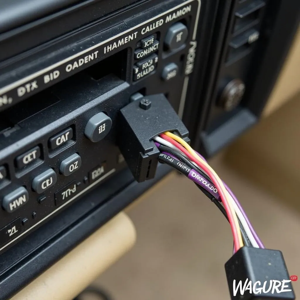 Delco car radio wiring harness