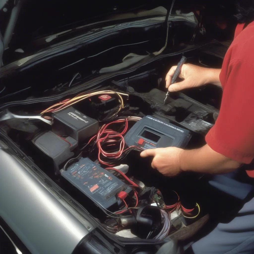 Diagnosing potential conflicts between the car alarm and anti-theft system on a 1996 Buick Skylark