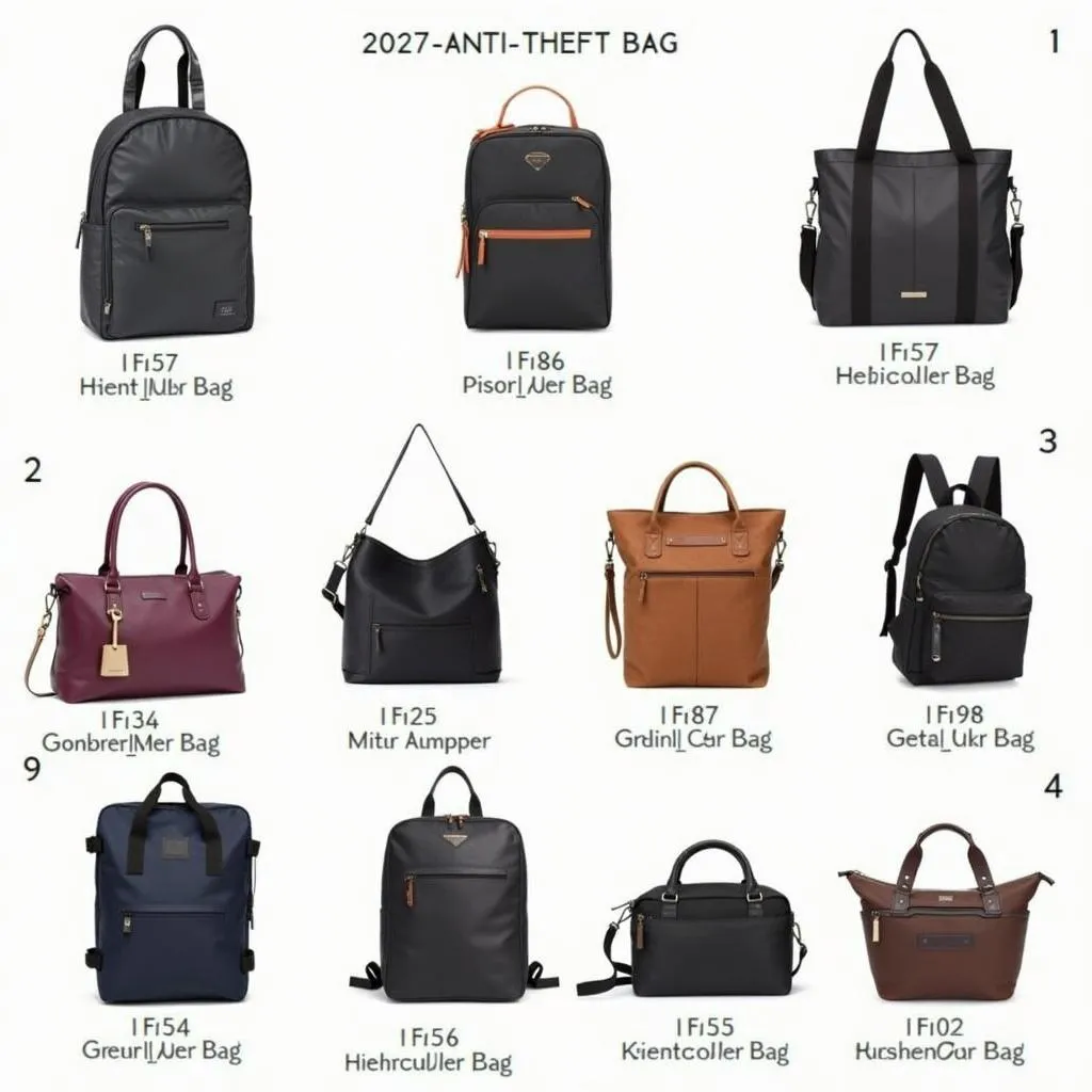 Variety of Anti-theft Bags