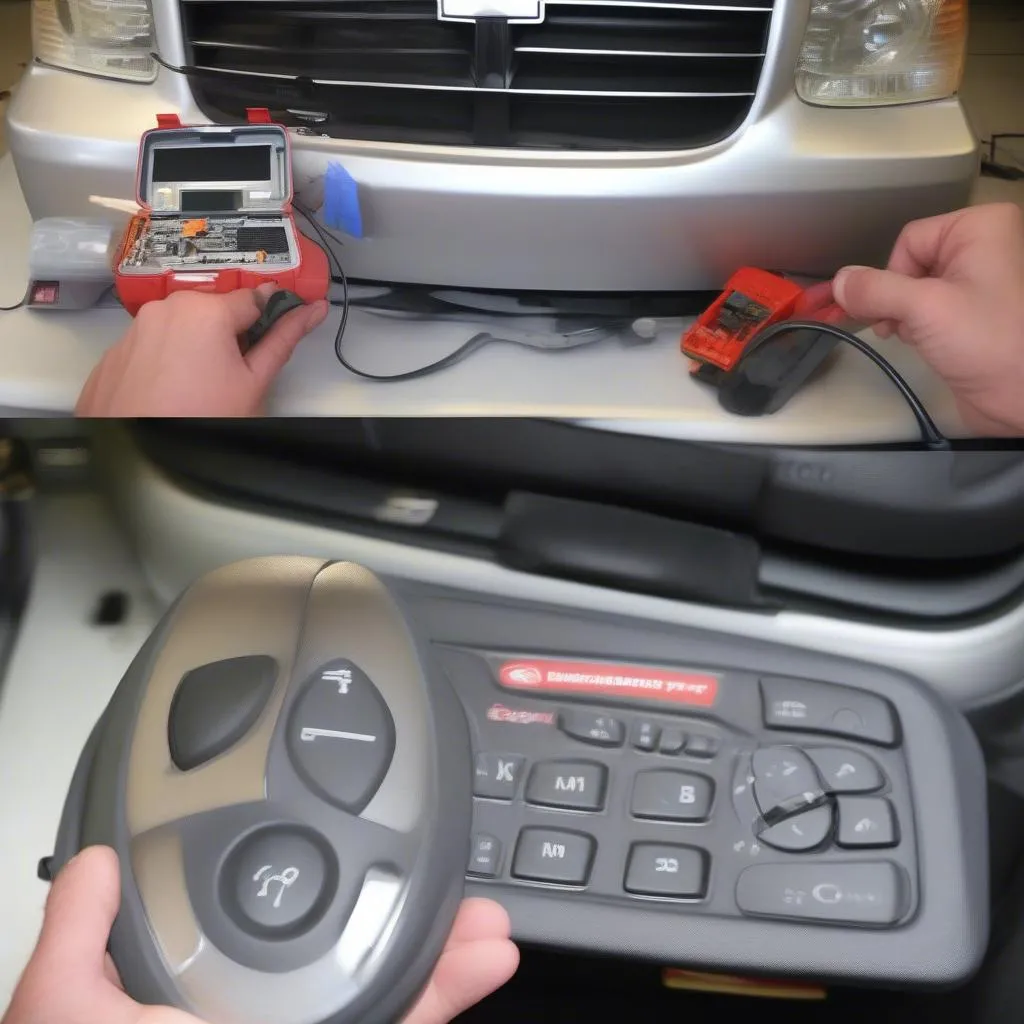 Dodge Caravan 2007 key programming with diagnostic tool