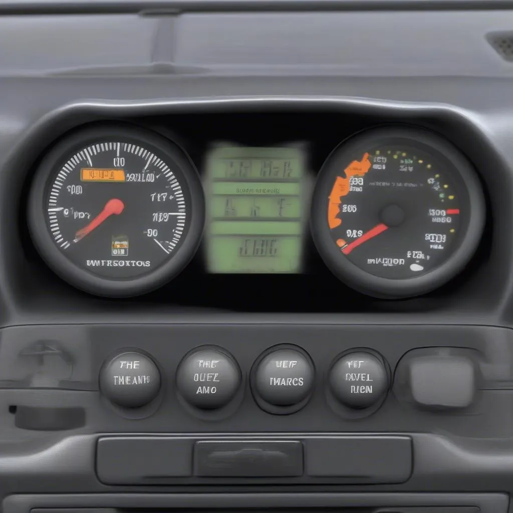 2002 Ford Explorer Sport Trac dashboard