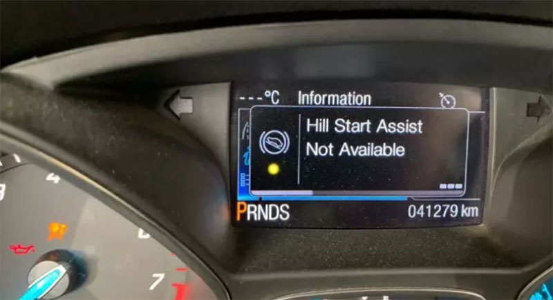 Hill Start Assist Not Available