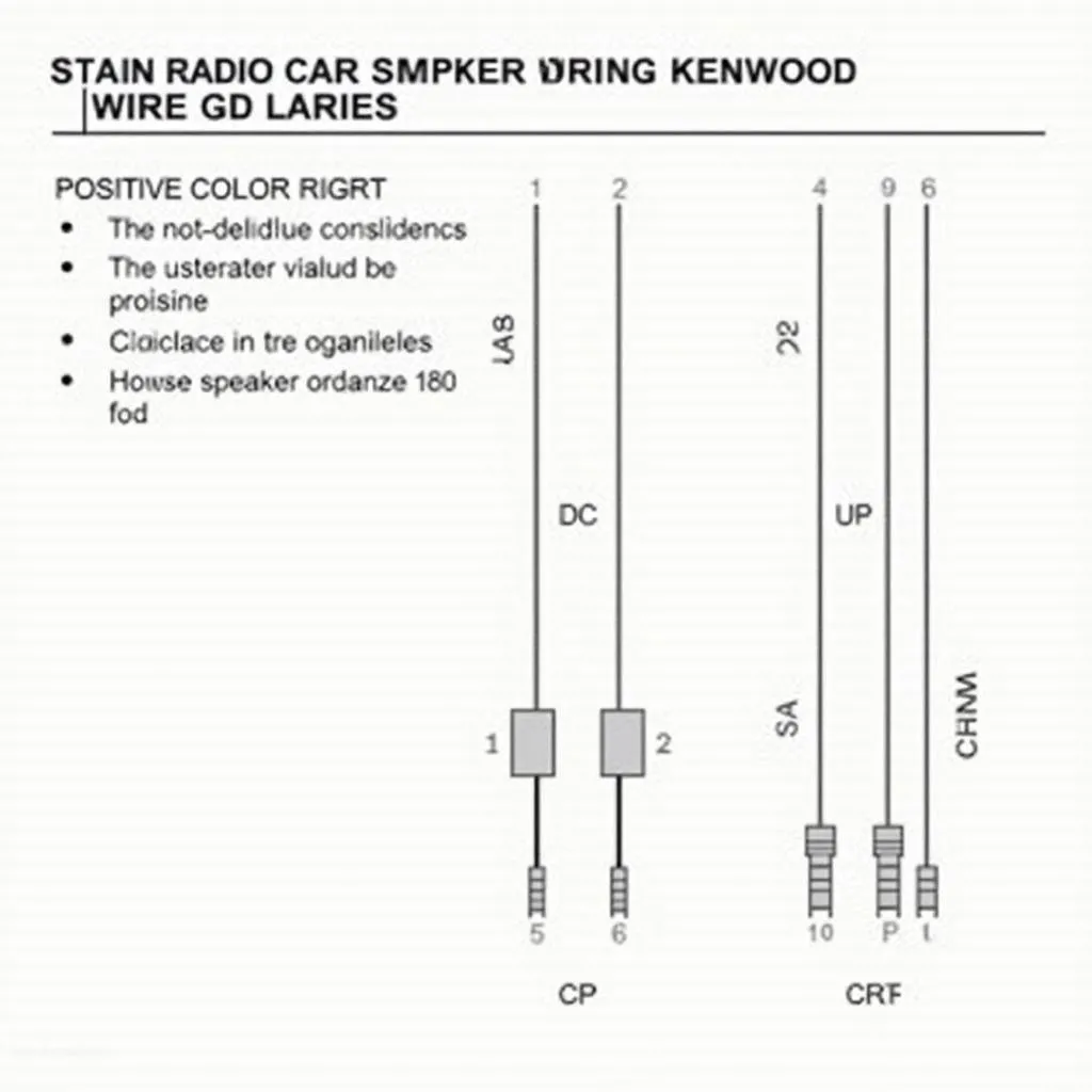 Kenwood car radio speaker wiring diagram