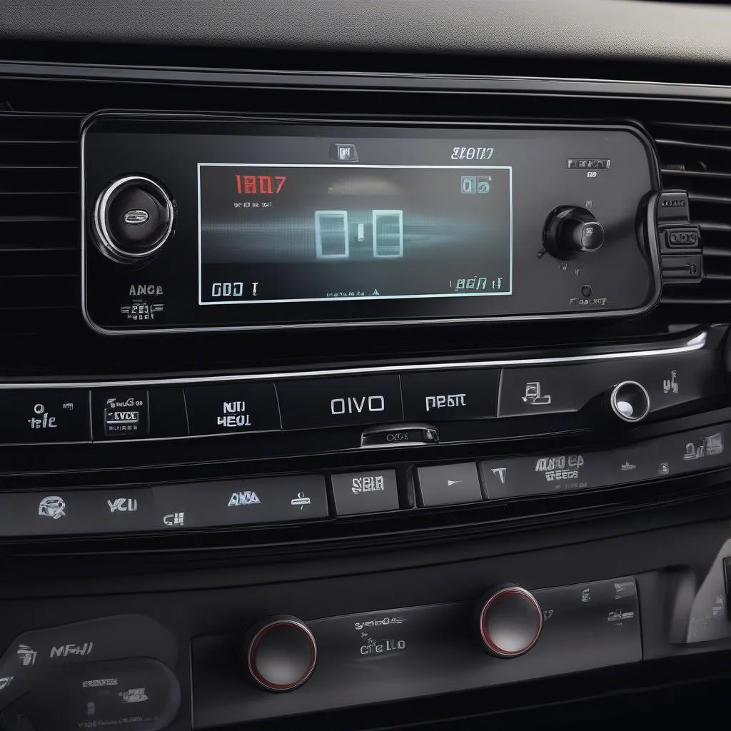 Kia radio display