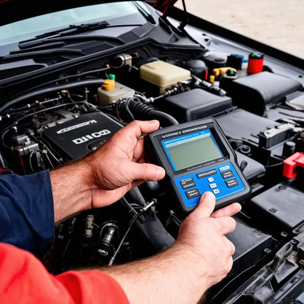 Mechanic Using VCDS