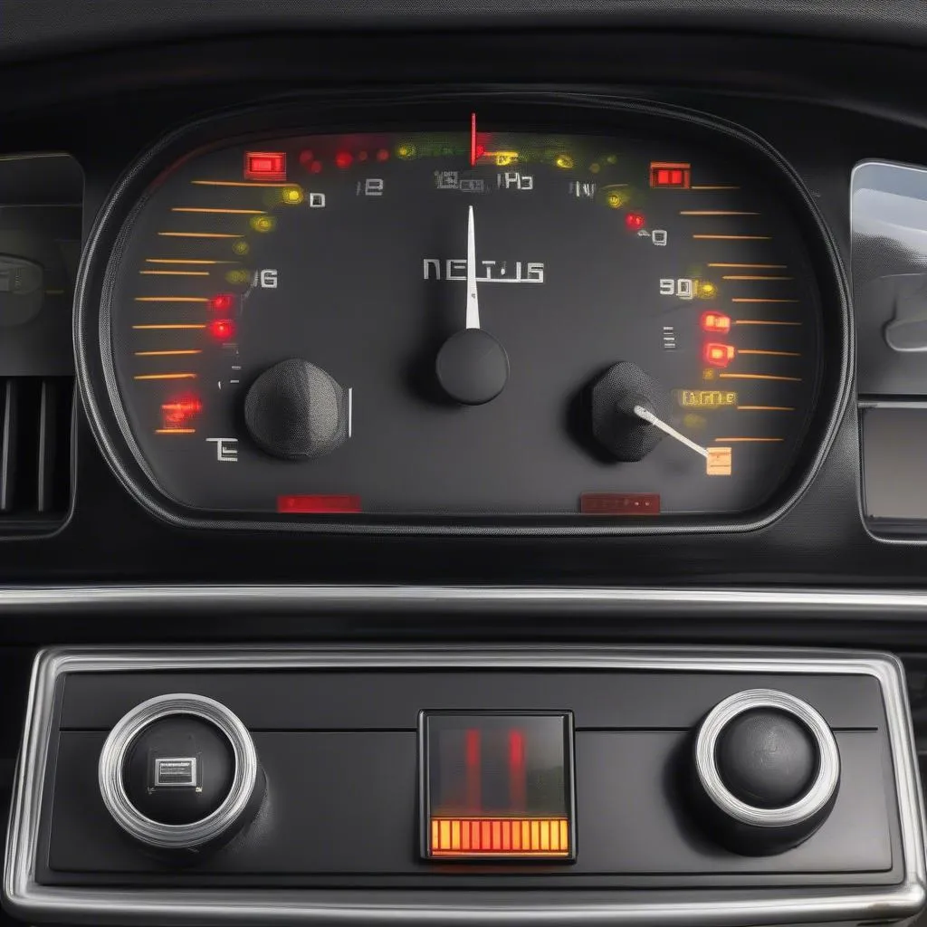 Mercedes 190E instrument panel