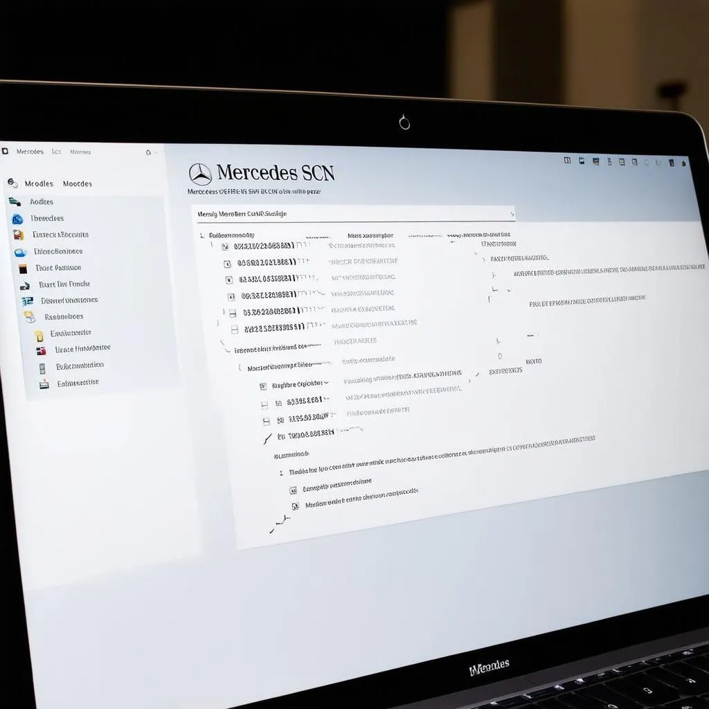 Mercedes SCN Coding Software
