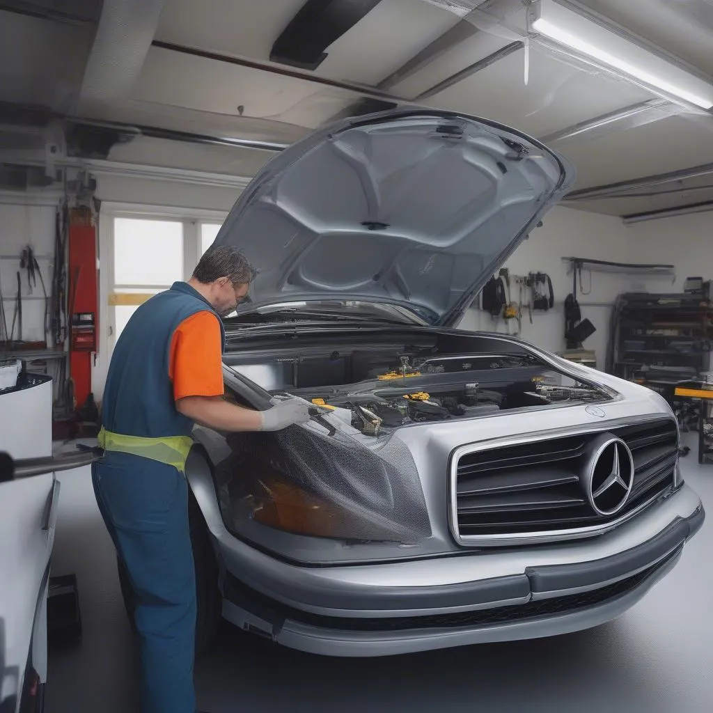 Mercedes windshield replacement