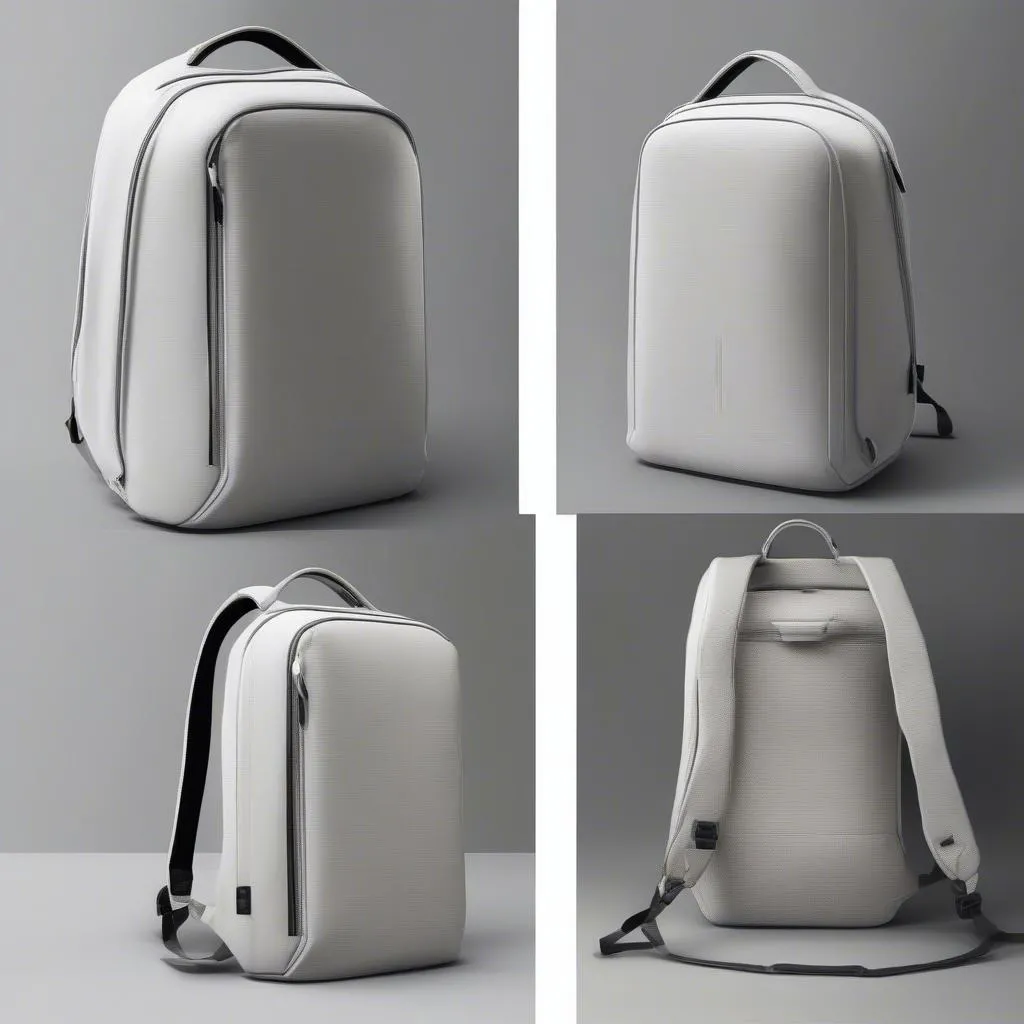 A premium anti-theft laptop backpack with hidden zippers and a USB port