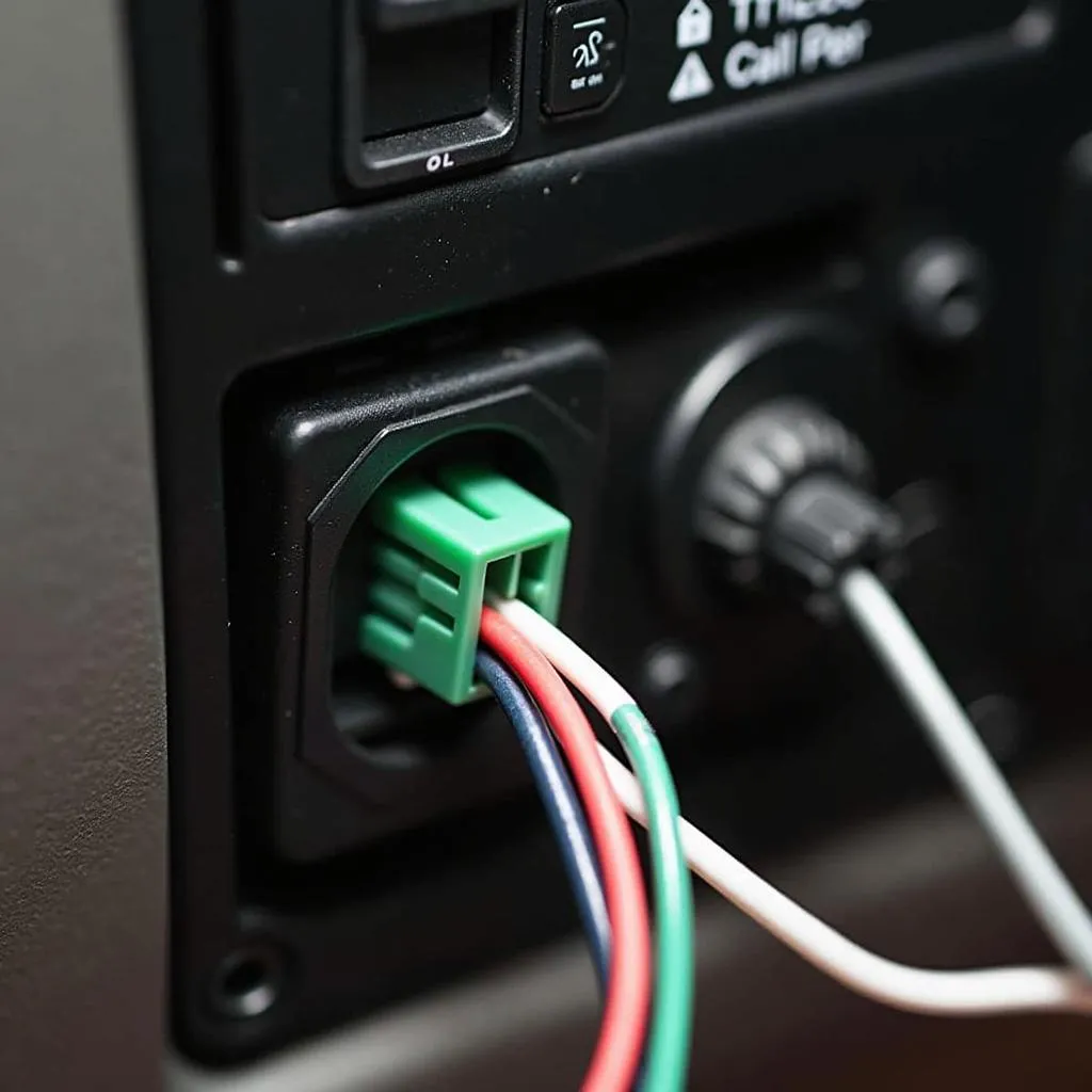 Car radio wiring harness