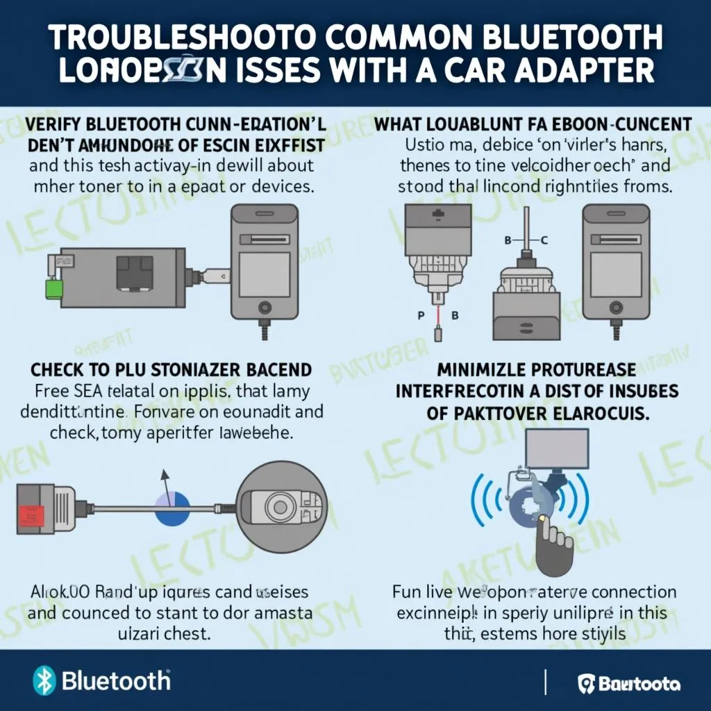 Troubleshooting Bluetooth car adapter connection problems