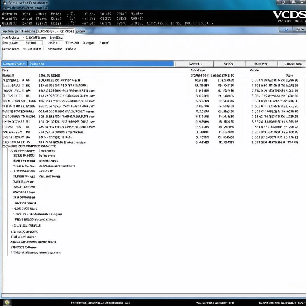 VCDS Performance Monitor Screenshot