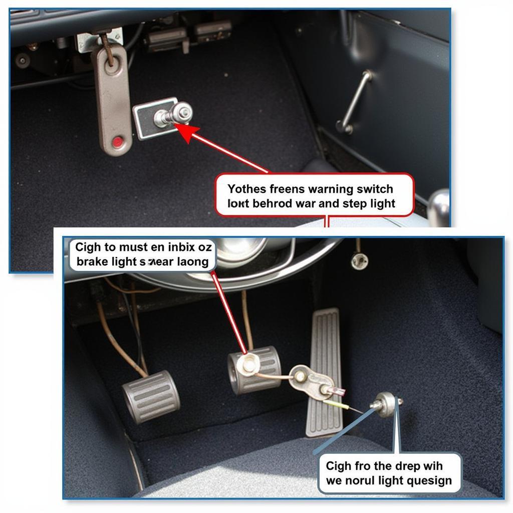 1955 Chevy Brake Light Warning Switch Location