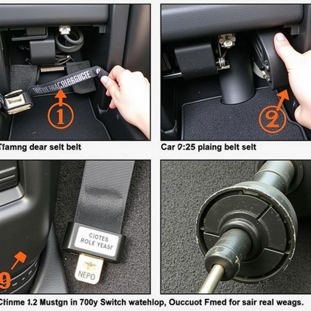 1970 Mustang Seat Belt Switch