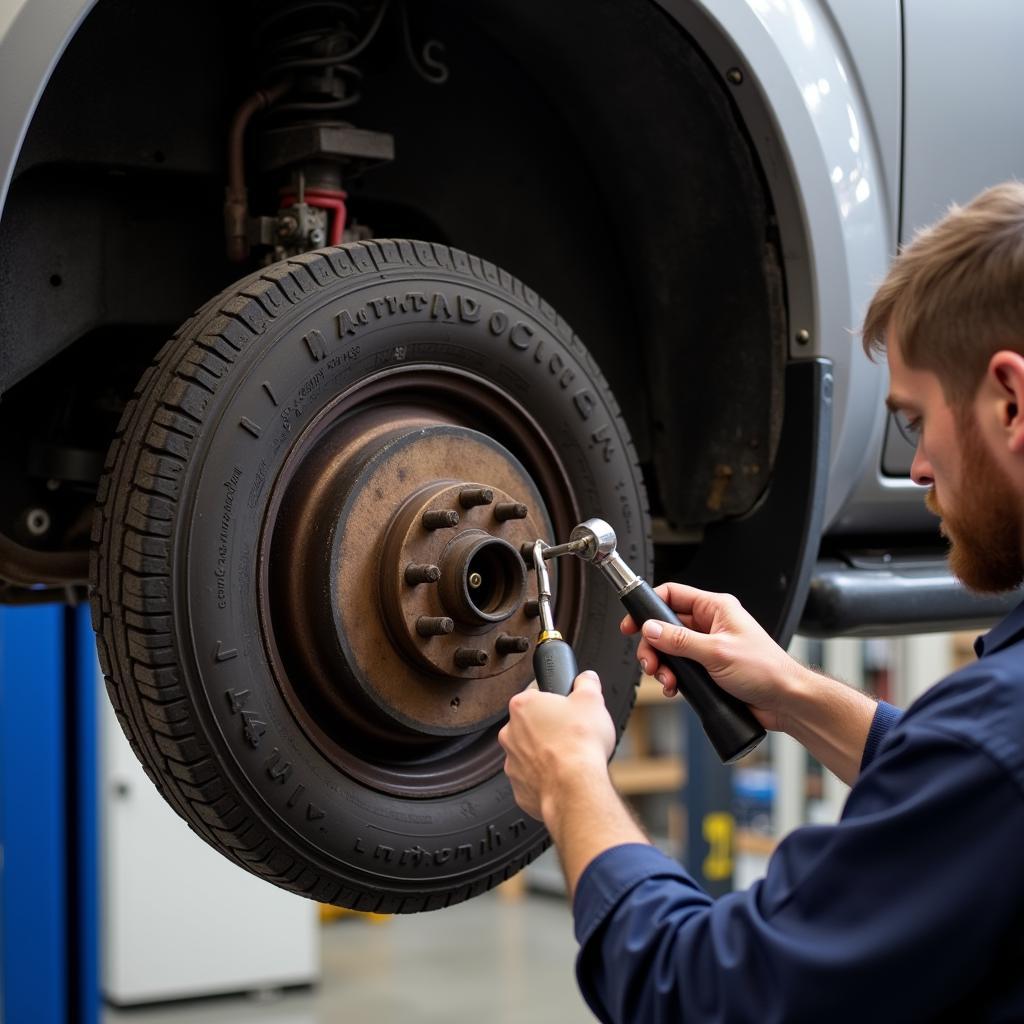 Professional Brake System Inspection on a 1st Gen Pathfinder