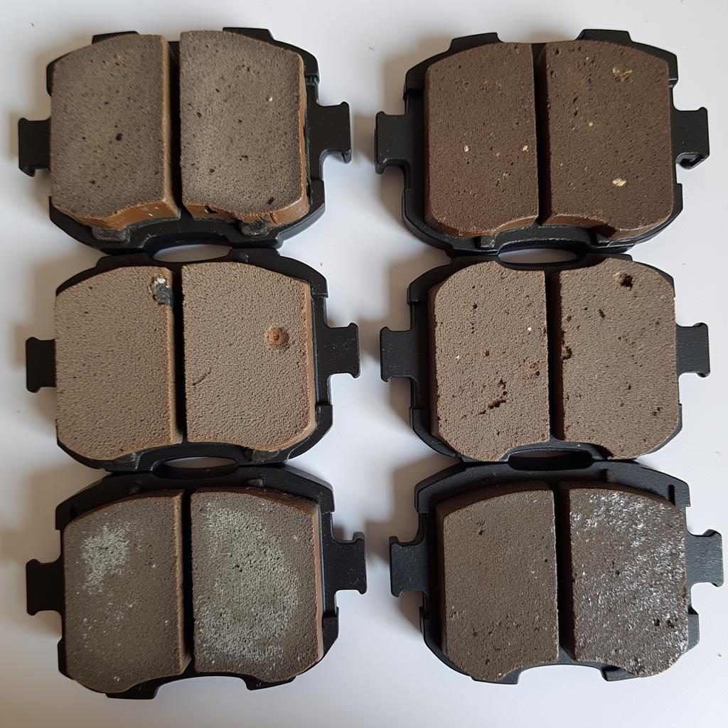 Worn Brake Pads