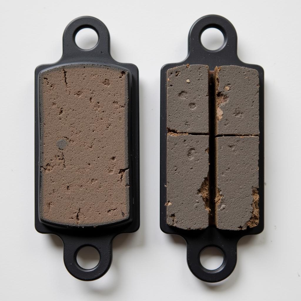 Worn Brake Pads